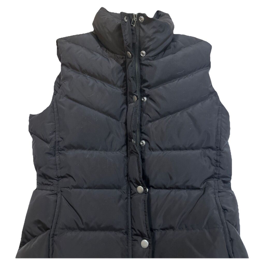 Vintage Y2K J.Crew Puffer Vest XS • Rich Brown Quilted Outdoor Winter Cabin Core - Picture 4 of 8